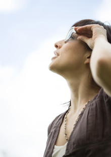 Kraftig sol øger risikoen for øjenlidelser