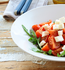 Græsk salat med vandmelon